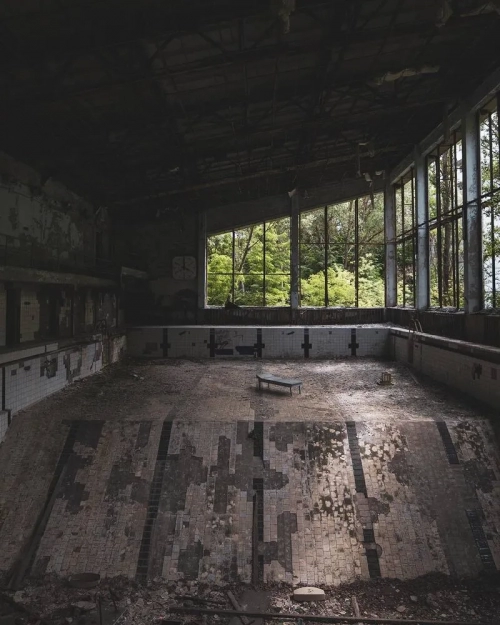 Басейн «Лазурний» - Покинуті місця, Київська область, Прип'ять