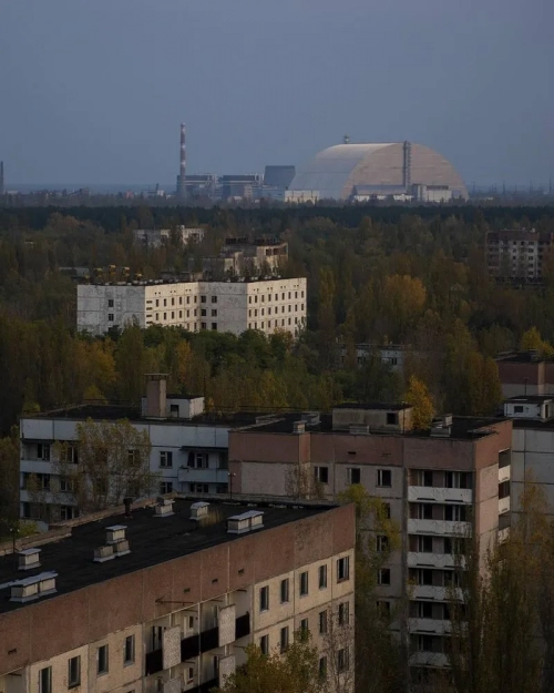 Вид на АЕС, Україна - Автор фотографії - chernobylzone