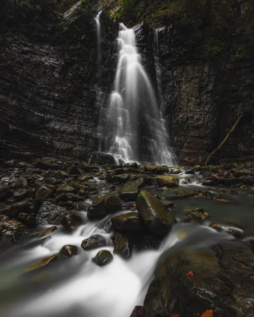 Манявський водоспад - Водоспади, Івано-Франківська область, 