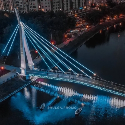 Міст закоханих «Лопанська стрілка» - Мости, Харківська область, Харків