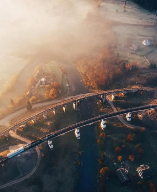 Віадук у Ворохті - Мости, Івано-Франківська область, Ворохта